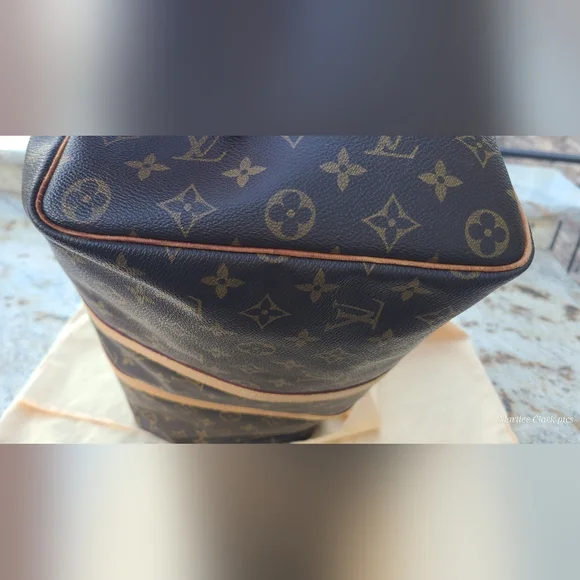 Vintage Louis Vuitton Monogram Brown Keepall 45 Bag - Picture 10 of 17